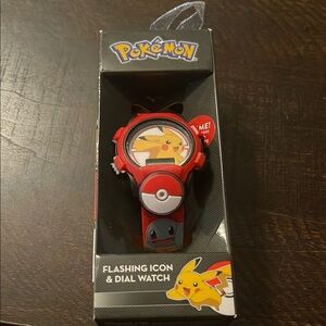 Pokémon Red‎ Flashing Icon & Dial Watch